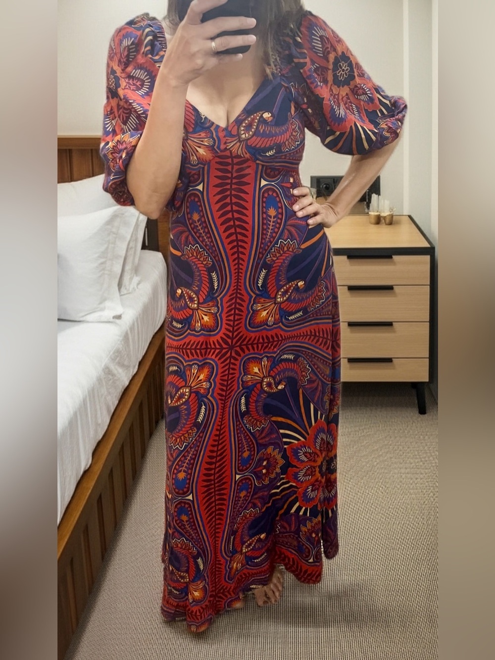 FARM Rio Macaw Arabesque Maxi Sundress. XSmall. New without tag. - Picture 2 of 5